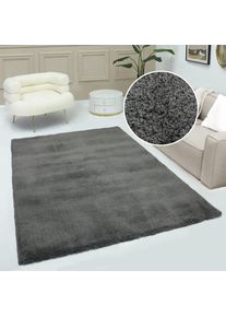 my home Hochflor-Teppich »Microfaser Teppich Magong, besonders weich, sehr feiner Flor« rechteckig 25 mm Höhe uni, Wohnzimmer, Schlafzimmer, Kinderzimmer,...