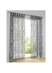 HEINE HOME, HEINE HOME Gardine Multifunktionsband 1 Stk. tlg., grau, Polyester, Viskose, Universalzugband