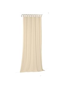 WIRTH, Vorhang &raquo;Newbury&laquo; Schlaufen 1 Stk. tlg., beige, Jacquard, Baumwolle, Polyester