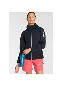 CMP, Unisex, CMP Softshelljacke 1 Stk. tlg. mit Kapuze Atmungsaktiv & Windabweisend & Wasserabweisend & Leichtes Material, antracite, op, 38, 