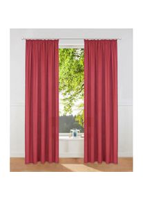 my home, my home Vorhang &raquo;Raja, Gardinen mit Kr&auml;uselband, Vorh&auml;nge Wohnzimmer&laquo; Kr&auml;uselband 2 Stk. tlg. 2er-Set, Bestseller, einfarbig, modern, 