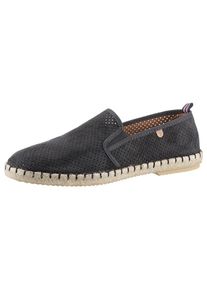 VERBENAS , Espadrille »Tom Pacific« , Loafer, Slipper, Sommerschuh, Strandschuh mit Stretcheinsätze , grau , Zum Schlupfen
