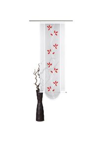 Schiebegardine »Fiore« Paneelwagen 1 Stk. tlg. , rot , Vhg , Obermaterial: 100% Polyester