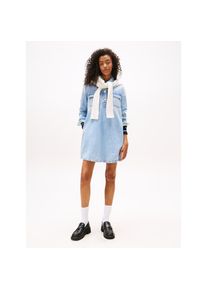 Tommy Jeans, Unisex, Jeanskleid &raquo;A-LINE DENIM DRESS DI2015&laquo; Brusttaschen, denim light, XXL (44), N-Gr, Jeanskleid von Tommy Jeans