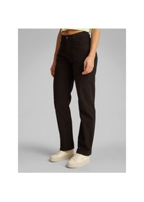 Calvin Klein Jeans , Stretch-Hose »STRETCH HIGH RISE STRAIGHT PANT« aufgesetzte Taschen, 1-Knopf-Form , schwarz , Hose von Calvin Klein Jeans...