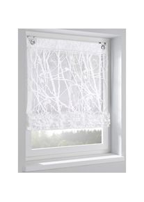 HEINE HOME, HEINE HOME Raffrollo mit Hakenaufh&auml;ngung, wei&szlig;