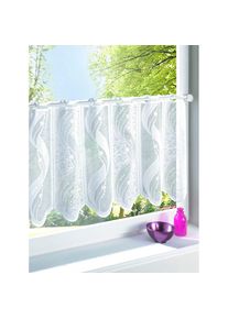 Jelmoli Scheibengardine Durchzugl&ouml;cher 1 Stk. tlg., wei&szlig;, Polyester, Lochleiste