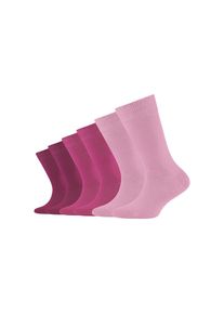 Camano , Kinder,Juegendliche , Socken »ca-soft« 6 Paar tlg. mit Komfortbund und gepolsterten Zehen-/Fersenbereich , lila , Socken von Camano -...