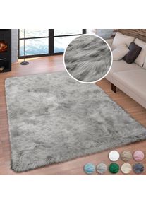 Hochflor-Teppich »Valeria, Fellteppich, kuschelig, flauschig« rechteckig 60 mm Höhe Kunstfell, weiche Teppiche, Wohnzimmer, Schlafzimmer, Esszimmer...