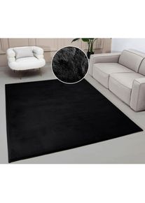 my home Fellteppich »Balu, Kunstfellteppich, Modern, Langflor Teppich« rechteckig 20 mm Höhe Kaninchenfell-Haptik, kuschelig, weich, Wohnzimmer,...