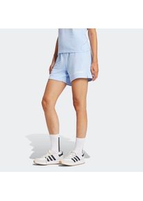 adidas Sportswear , Shorts »W LIN FT SHO« Mitelhoher Bund mit Kordelzug, aus weichem French Terry , blau , Diese lässigen Shorts lassen sich easy...