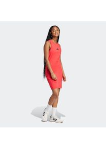adidas Sportswear, Unisex, adidas Sportswear Shirtkleid &raquo;W FI SL DRESS&laquo; 1 Stk. tlg., pure ruby, L, N-Gr, Dieses schmal geschnittene, minimalistische 