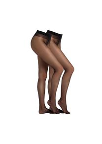 Camano, Unisex, Feinstrumpfhose &raquo;fine everyday&laquo; 20 2er Pack, mit seidig mattem Look, schwarz, 44, Unisex-Feinstrumpfhose von Camano