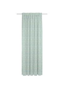 Adam, Vorhang &raquo;Retro Floret&laquo; Multifunktionsband 1 Stk. tlg. aus 100% Bio-Baumwolle, hellblau, Jacquard, Baumwolle