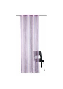 Weckbrodt-Gardinen Weckbrodt, Fadenvorhang &raquo;Rebecca&laquo; Multifunktionsband 1 Stk. tlg. Fadengardine, Insektenschutz, transparent, k&uuml;rzbar, Store, flieder, Polyester