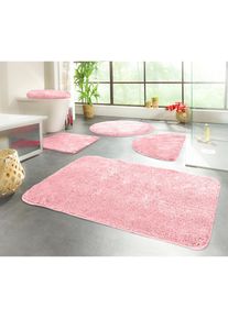 Kinzler, Kinzler Badematte &raquo;Chaozhou&laquo; H&ouml;he 20 mm rutschhemmend beschichtet fussbodenheizungsgeeignet Badteppich, Uni Farben, weich, als rechteckig, 