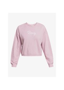 Roxy , Sweatshirt »Break Away« , rosa , Öko-Stoff: Mischgewebe aus Baumwolle...