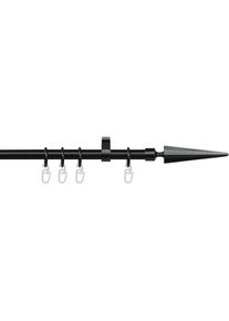Gardinenstange »Herkules 16 mm« Ø 16 mm 1 läufig-läufig Fixmass , schwarz , Liedeco