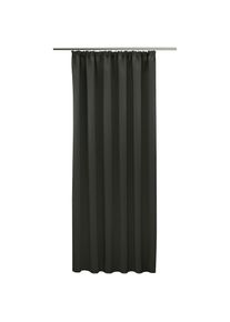 Vorhang »Leon« Kräuselband 1 Stk. tlg. Verdunkler, Energie sparend, Wärmeschutz, Kälte abweisend , grau , VHG , Obermaterial: 100% Polyester