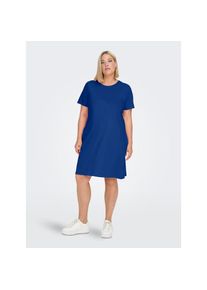 Only Carmakoma, Unisex, Only CARMAKOMA Minikleid &raquo;CARMAY LIFE S/S POCKET DRESS JRS&laquo; Eingrifftaschen Sommerkleid, mazarine blau, S, N-Gr, Kurzes Kleid 