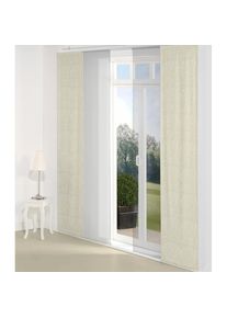 WIRTH, Schiebegardine &raquo;Gospic&laquo; Paneelwagen 1 Stk. tlg., grau, Jacquard, Baumwolle, Polyester