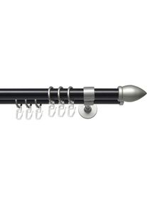Gardinenstange »Lan Mush« Ø 20 mm 2 läufig-läufig Fixmass 2-läufig im Fixmass Ø 20 mm , silberfarben , Liedeco