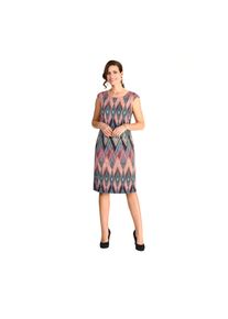 HERMANN LANGE Collection , Jerseykleid Ohne Taschen Sommerkleid mit grafischem Muster , grün , Kleid von Hermann Lange