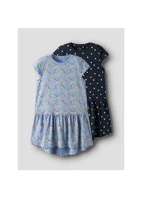 name it , Jugendliche , Minikleid »NKFVIGGA 2P CAPSL DRESS« Packung, 2 Stk. tlg. , Bequemer Tragekomfort: Regular Fit Passform mit Kurzarm und...