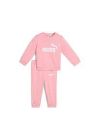 Puma , Kinder , Trainingsanzug »MINICATS ESS CREW SET FL INF« 2 Stk. tlg. , rosa , Regular Fit