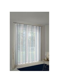 WIRTH, Vorhang &raquo;TARA&laquo; Faltenband 1 Stk. tlg. Store, blau, Polyester