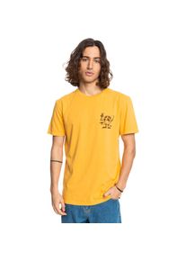 Quiksilver , Damen , T-Shirt »Hidden Message« , goldfarben , Material: Leichter Jersey-Stoff aus Baumwolle