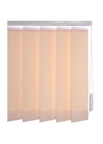 Lamellenvorhang »Vertikalanlage 89 mm« mit Bohren , rot , Liedeco