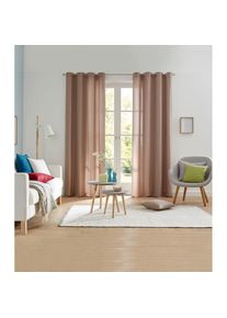 Vorhang »Parry« Ösen 2 Stk. tlg. 2-er Set, blickdicht, monochrom, basic , grau , my home , Obermaterial: 100% Polyester