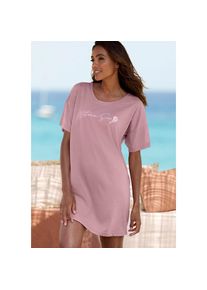 Vivance Dreams , Sleepshirt mit schönem Frontprint , lila , Bigshirt mit Frontdruck