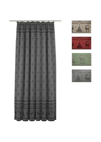 Vorhang »Romo« Kräuselband 1 Stk. tlg. , beige , WIRTH , Obermaterial: 61% Baumwolle, 36% Polyester, 3% sonstige Fasern