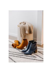 Heine , Damen , Stiefelette , blau , Made in Portugal