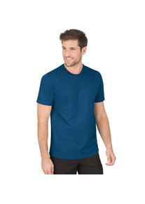TRIGEMA , T-Shirt »T-Shirt aus 100% Biobaumwolle« 1 Stk. tlg. , blau , BIO DELUXE-Single-Jersey