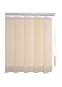 Lamellenvorhang &raquo;Vertikalanlage 127 mm&laquo; mit Bohren , beige , Liedeco