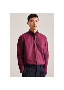 Seidensticker , Damen , Businesshemd &raquo;Regular&laquo; Regular 1/1 Button-Down-Kragen Uni , rot , Passform: Regular