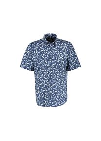 Lerros , Kurzarmhemd »Kurzarmhemd mit Alloverprint« , blau , Floraler Alloverprint