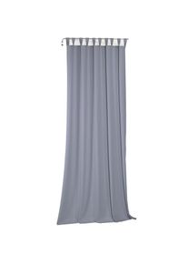 Vorhang »Newbury« Schlaufen 1 Stk. tlg. , blau , WIRTH , Obermaterial: 67% Polyester, 33% Baumwolle