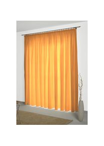WIRTH, Vorhang &raquo;NEUFAHRN&laquo; Smokband 1 Stk. tlg., apricot, Jacquard, Polyacryl, Polyester