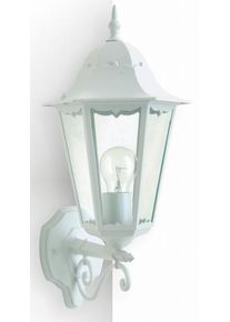 hofstein LUTEC BRISTOL Aussenwandleuchte Wei&szlig;, 1-flammig