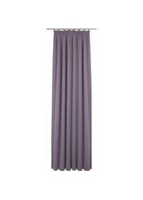 Adam, Vorhang &raquo;Uni Collection light&laquo; Kr&auml;uselband 1 Stk. tlg. aus 100% Bio-Baumwolle, lavendel, Baumwolle (Bio-Baumwolle)