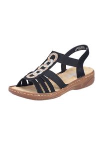 Rieker, Femmes Sandales, or / noir