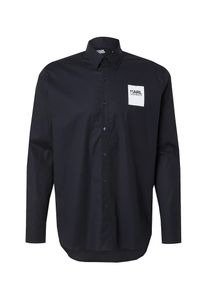 K by KARL LAGERFELD Karl Lagerfeld, Hommes Chemise, bleu fonc&eacute; / blanc cass&eacute;