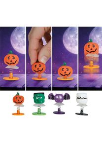 BOX 4 X SPRINGENDES HALLOWEEN SPIELZEUG, 4,5 CM
