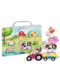 Ravensburger Magnetisches Holz-Zähl-Puzzle: Bauernhof - ab 12 Monate