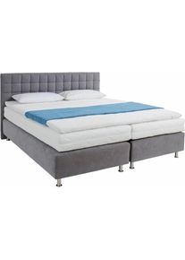 Boxspringbett , grau , Westfalia Schlafkomfort