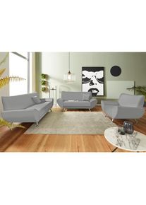 Polstergarnitur »Saltare elegant und komfortabel, OTTOs Choice, 3-2-1« 3 Stk. tlg. , grau , Inosign